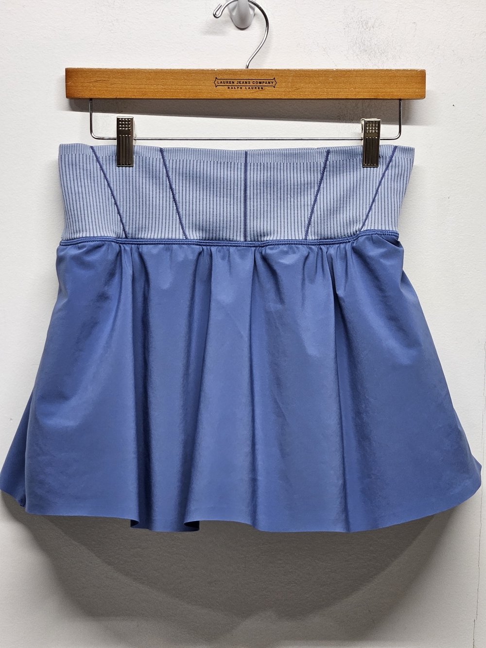 Offline by Aerie Flowy Skort Ribbed Waist Tennis Skirt Size M Blue Pickleball
